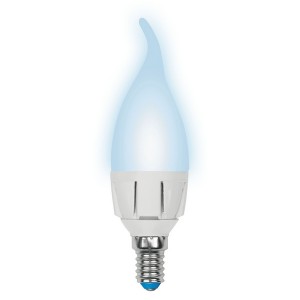 Лампочка светодиодная  LED-CW37-7W/NW/E14/FR PLP01WH картон