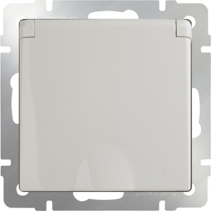 Розетка Слоновая кость WL03-SKGSC-01-IP44-ivory