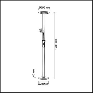 Торшер Salut 4677/24FL
