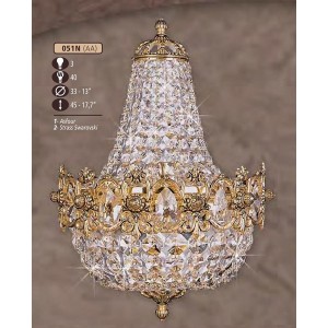 Подвесная люстра 051N 051N/3 AA ASFOUR