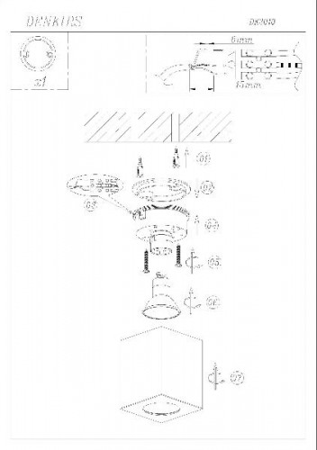 Точечный светильник DK3010 DK3010-AL