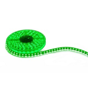 Светодиодная лента  ULS-5050-30LED/m-10mm-IP65-DC12V-7,2W/m-5M-GREEN катушка в герметичной упаковке