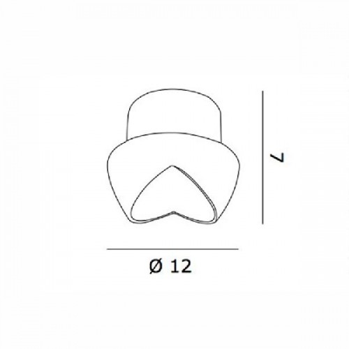Точечный светильник CUT CUT F