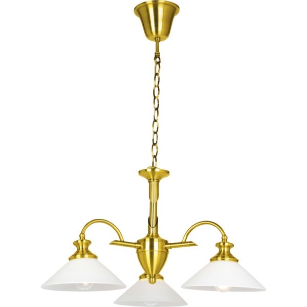 Потолочная люстра P-809 P-809/3A satin gold Потолочная люстра P-809 P-809/3A satin gold