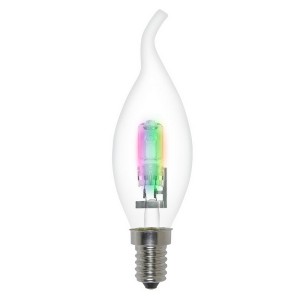 Лампочка галогеновая  HCL-42/RB/E14 flame