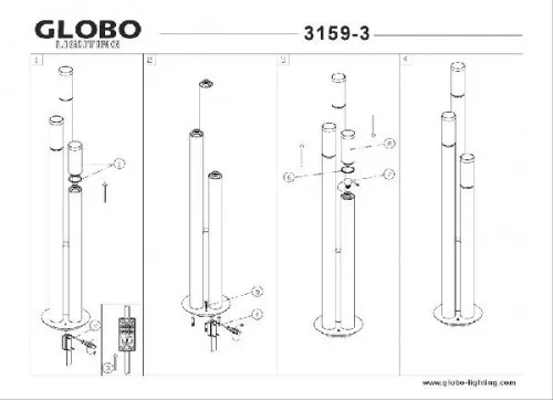 Наземный фонарь Boston 3159-3