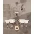 Подвесная люстра 253A 253A/6+1 AY WHITE ALABASTER