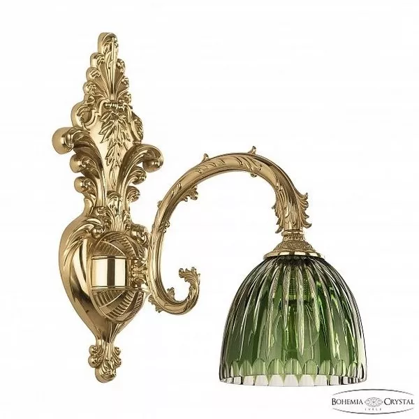 Бра 7109 7109B15/1/210 G P1 D Clear-Green/H-1K Бра 7109 7109B15/1/210 G P1 D Clear-Green/H-1K
