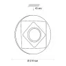 Настенно-потолочный светильник Smalli 3011/AL
