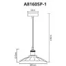 Подвесной светильник Asti A8160SP-1WH