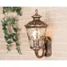 Настенный фонарь уличный Diadema черное золото Diadema U (GLYF-8046U) черное золото