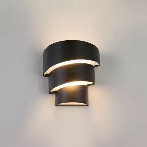 Настенный светильник уличный Helix 1535 TECHNO LED HELIX черный