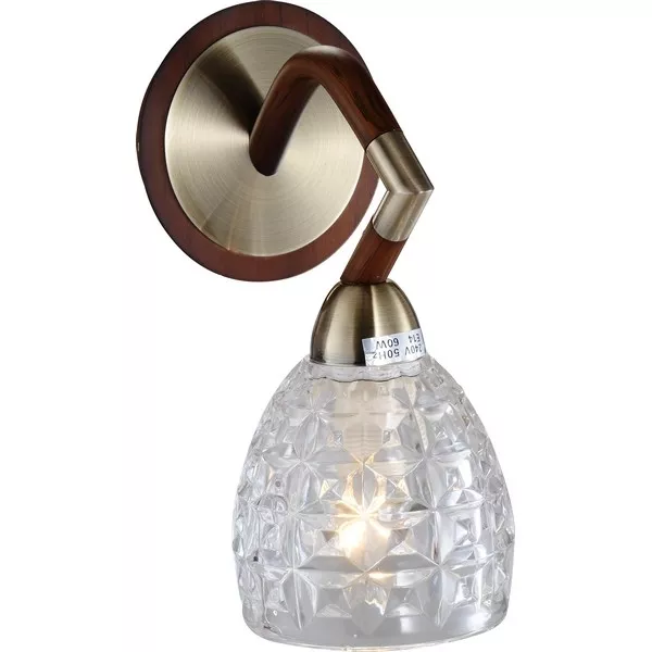 Бра 412 412-01-51ABW antique brass + walnut Бра 412 412-01-51ABW antique brass + walnut
