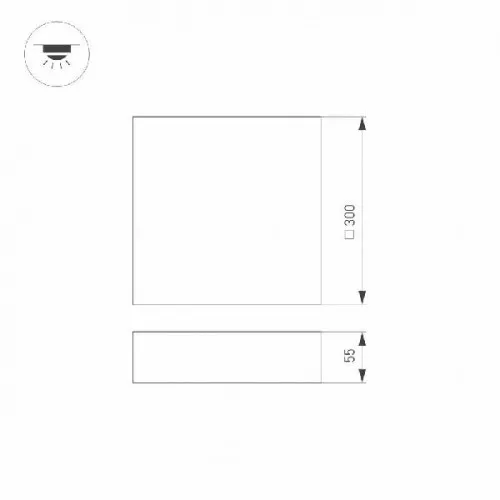 Потолочный светильник QUADRO 029485