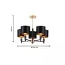 Потолочная люстра Lorus 2589-5P