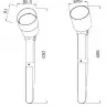 Грунтовый светильник  W6092-SP-3К WiZ