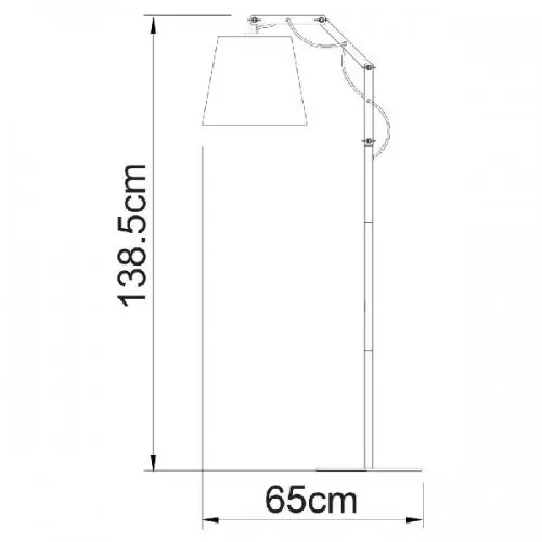 Торшер Pinocchio A5700PN-1BK