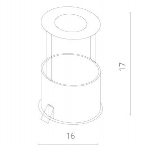 Точечный светильник Natale A3120PL-1WH