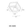 Точечный светильник Invisible A9284PL-1WH