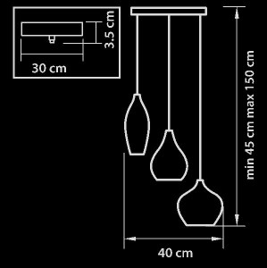 Подвесной светильник PENTOLA 803057