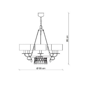 Подвесная люстра 3230