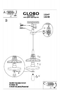 Подвесной светильник Donna 15148