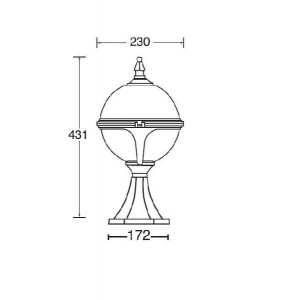 Наземный фонарь 88404 Bl