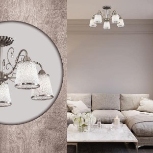 Потолочная люстра Bruni 3226/5C