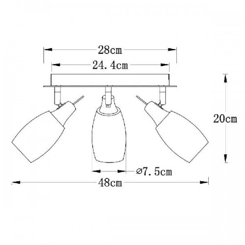 Спот Volare A4590PL-3SS