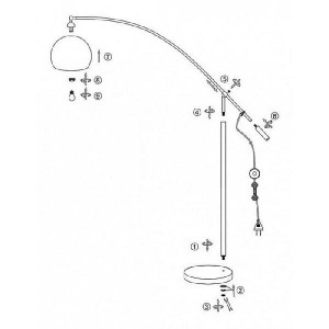 Торшер Newcastle 58229
