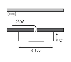 Точечный светильник 92736