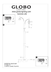 Торшер Panna 54533-2S