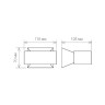 Архитектурная подсветка Blinc 1549 TECHNO LED BLINC черный