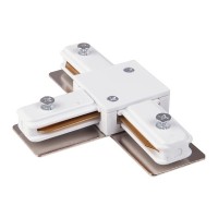 Соединитель Track Rail  WH Surface TRC-1-1-T-WH / Коннектор Т-образный для однофазного шинопровода (белый)
