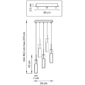 Подвесной светильник Cilino 756054