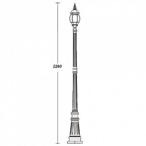 Наземный фонарь 83409S Gb