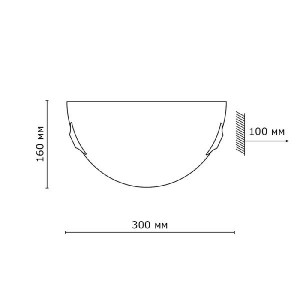 Настенный светильник Quadro Ambra 063