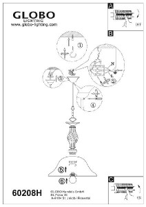 Подвесной светильник Odin 60208H