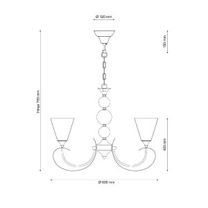 Подвесная люстра Mandoria MANDORIA 099.3