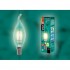 Лампочка галогеновая  HCL-60/CL/E14 flame
