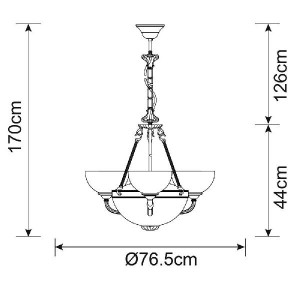 Подвесная люстра Windsor A3777LM-3-2AB