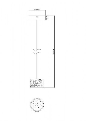 Подвесной светильник Potti 49367-6H