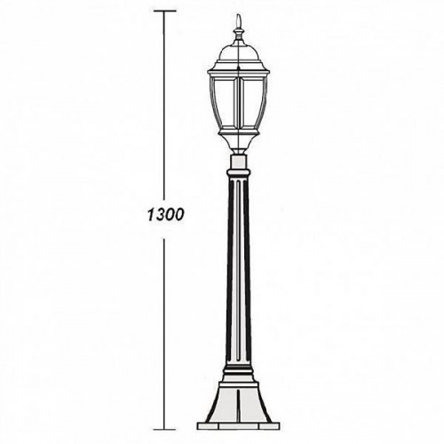 Наземный фонарь  91207L Bl