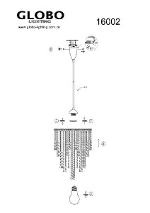 Подвесной светильник Luma 16002
