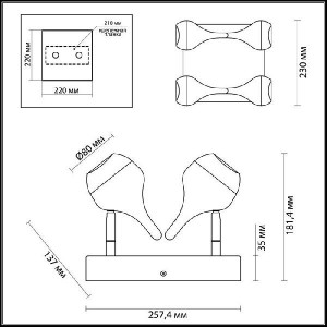 Спот Jolie 3819/32CL