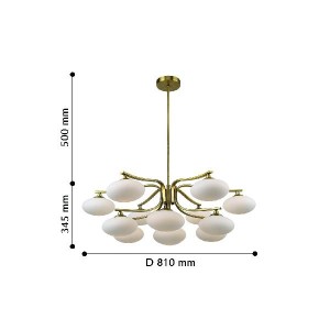 Потолочная люстра Pernetti 2513-13P