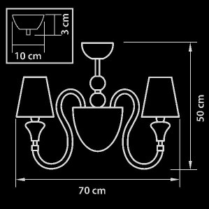 Потолочная люстра Otto 809056