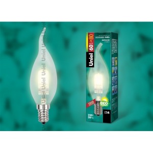 Лампочка галогеновая  HCL-60/FR/E14 flame