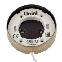 Точечный светильник  GX53/FT ANTIQUE GOLD 10 PROM