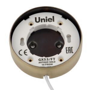 Точечный светильник  GX53/FT ANTIQUE GOLD 10 PROM